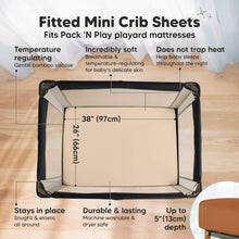 Load image into Gallery viewer, Isla Fitted Mini Crib Sheets (Rust)
