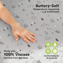 Load image into Gallery viewer, Isla Fitted Mini Crib Sheets (Woodland)
