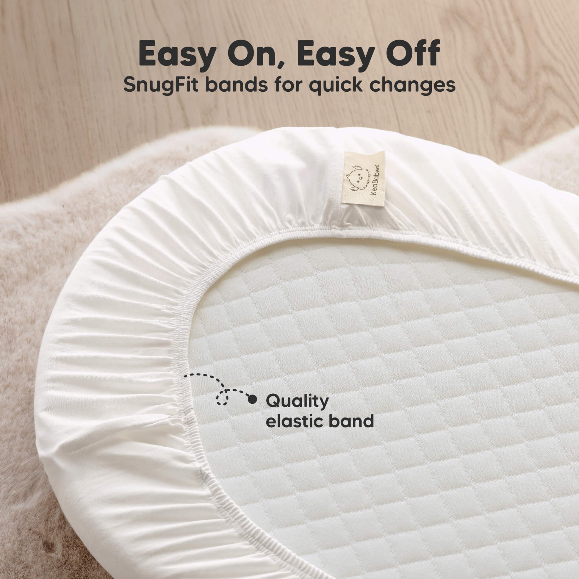 Easy On, Easy Off - SnugFit bands for quick changes (Quality elastic band)

 31751615185082