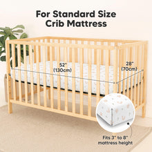 Load image into Gallery viewer, 2-Pack Isla [Protect+] Waterproof Crib Sheets (Nibbles/Bruce)
