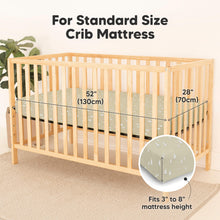 Load image into Gallery viewer, 2-Pack Isla [Protect+] Waterproof Crib Sheets (Pine Grove)
