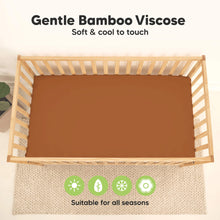 Load image into Gallery viewer, 2-Pack Isla [Protect+] Waterproof Crib Sheets (Rust)
