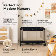 Load image into Gallery viewer, 2-Pack Isla [Protect+] Waterproof Mini Crib Sheets
