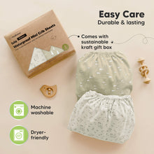 Load image into Gallery viewer, 2-Pack Isla [Protect+] Waterproof Mini Crib Sheets (Pine Grove)

