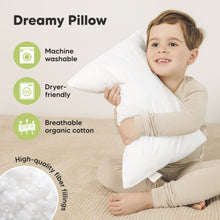 Load image into Gallery viewer, 2-Pack Jumbo Toddler Pillows Without Pillowcase
