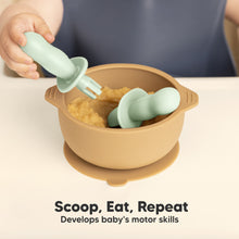Load image into Gallery viewer, 2-Sets Lil’ Prep Baby Fork &amp; Spoon (Mellow)
