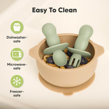 Load image into Gallery viewer, 2-Sets Lil’ Prep Baby Fork &amp; Spoon (Sage)
