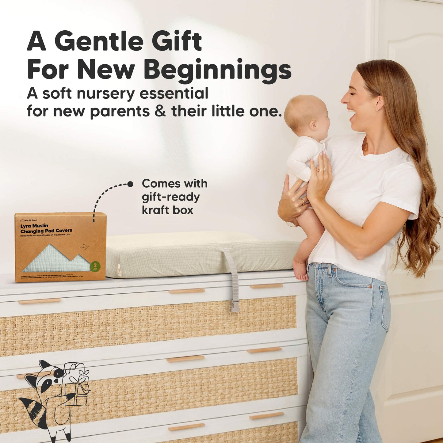 A Gentle Gift For New Beginnings
A soft nursery essential for new parents & their little one.
Comes with gift-ready kraft box 32650852761786