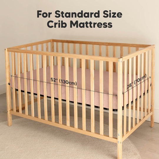 2-Pack Lyra Muslin Crib Sheets (Russet)