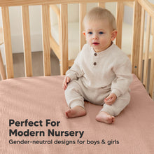 Load image into Gallery viewer, 2-Pack Lyra Muslin Crib Sheets (Russet)
