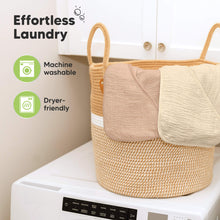 Load image into Gallery viewer, 2-Pack Lyra Muslin Hooded Towels (Almond)
