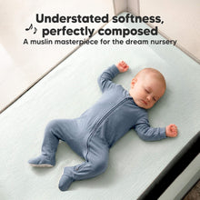 Load image into Gallery viewer, Understated softness, perfectly composed. A muslin masterpiece for the dream nursery
