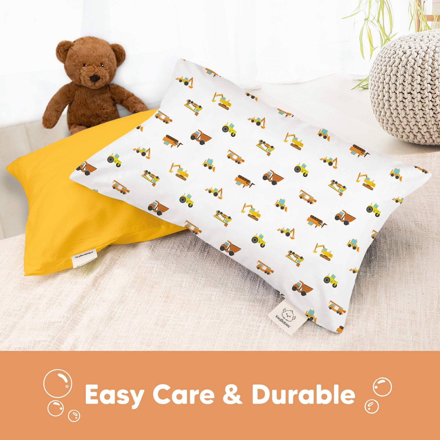 Easy care and durable pillowcase designed for everyday use.
 30913307082938