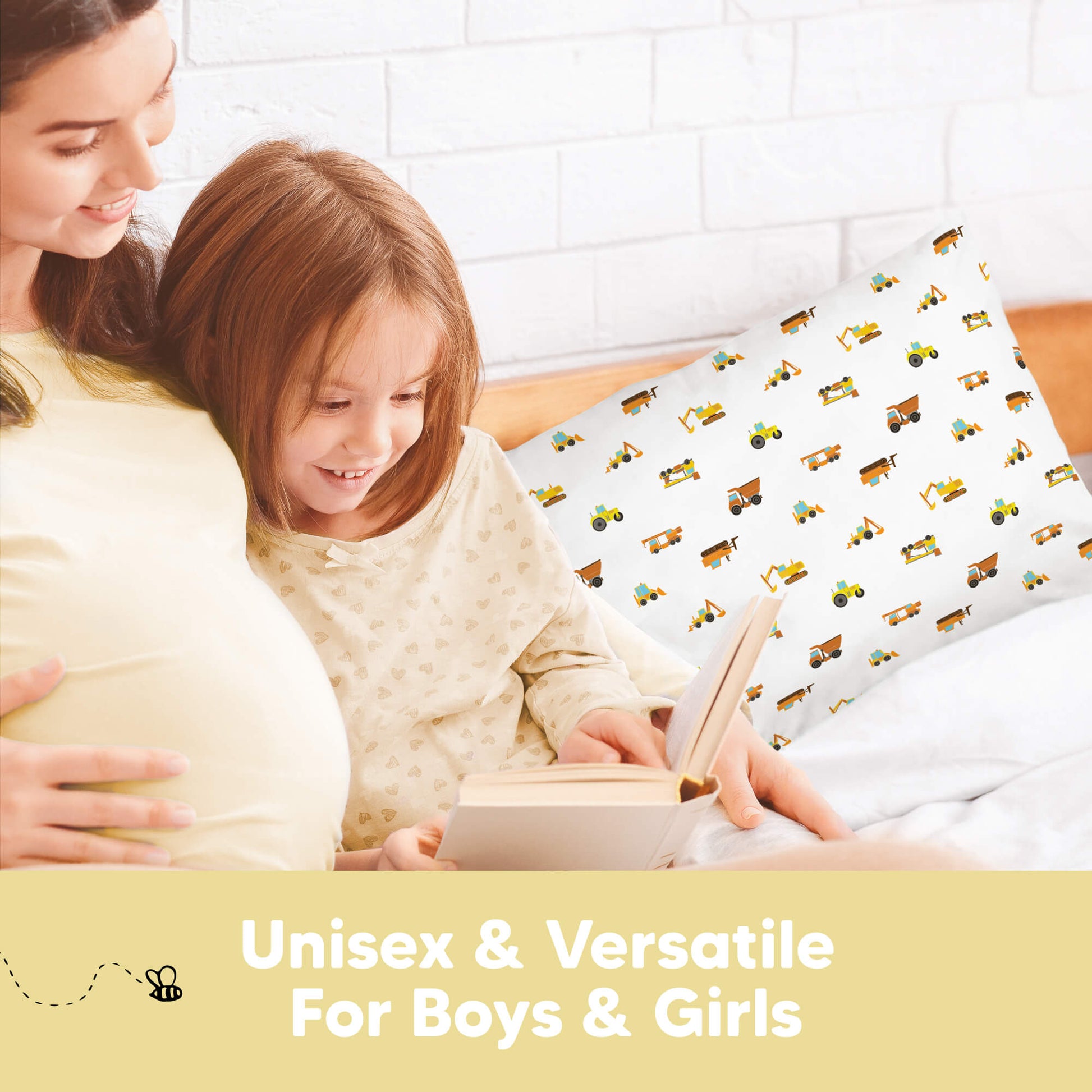Unisex and versatile pillowcase suitable for boys and girls.
 30913307017402