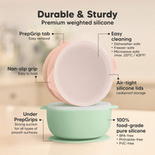 Load image into Gallery viewer, 2-Pack Prep Silicone Suction Bowls (Mellow)
