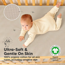 Load image into Gallery viewer, 2-Pack Quin Protect+ Waterproof Crib Mattress Protector (Ecru)
