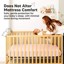 Load image into Gallery viewer, 2-Pack Quin Protect+ Waterproof Crib Mattress Protector (Mist Rose)
