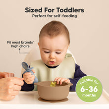 Load image into Gallery viewer, 2-Pack Prep Silicone Suction Bowls (Desert)
