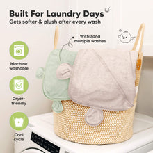 Load image into Gallery viewer, 2-Pack Snuggle Hooded Towels (Sage)
