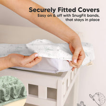 Load image into Gallery viewer, 2-Pack Soothe Changing Pad Covers (DinoDood)

