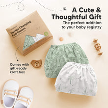Load image into Gallery viewer, 2-Pack Soothe Changing Pad Covers (DinoDood)
