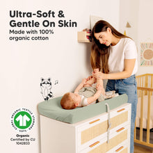 Load image into Gallery viewer, 2-Pack Soothe Changing Pad Covers (Foxtrot)
