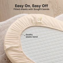 Load image into Gallery viewer, 2-Pack Soothe Fitted Bassinet Sheets (Cameo)
