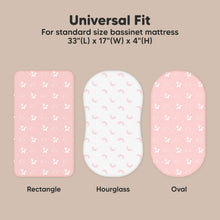 Load image into Gallery viewer, 2-Pack Soothe Fitted Bassinet Sheets (Dreamland)
