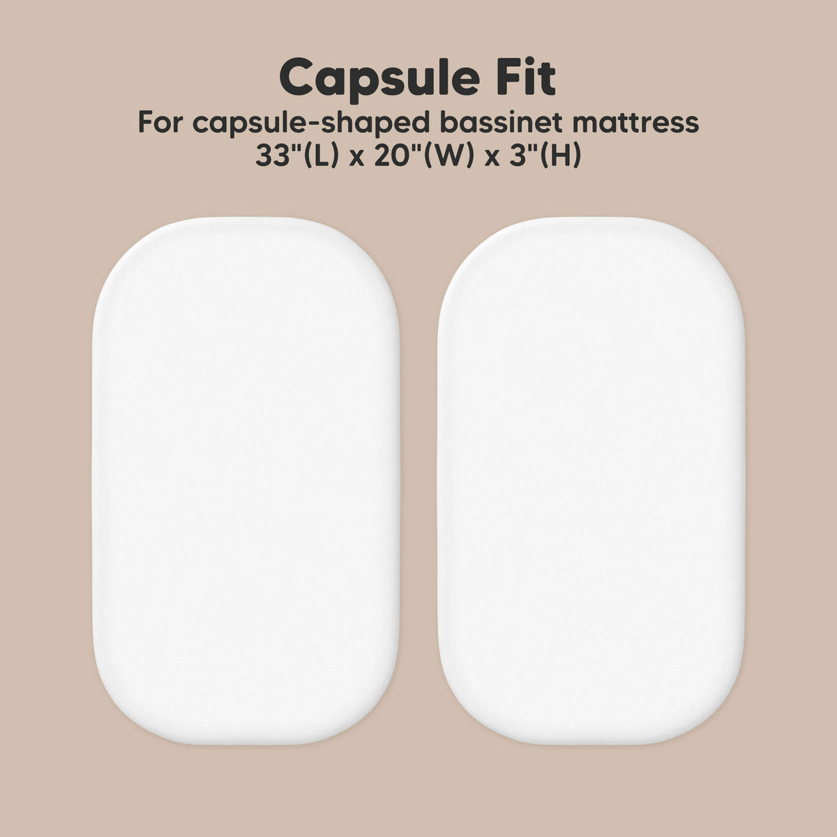 2-Pack Soothe Fitted Bassinet Sheets 46399499600058