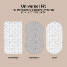 Load image into Gallery viewer, 2-Pack Soothe Fitted Bassinet Sheets (Woodland)
