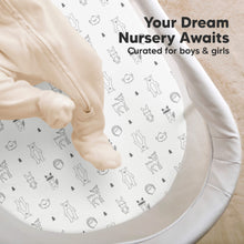 Load image into Gallery viewer, 2-Pack Soothe Fitted Bassinet Sheets (Woodland)
