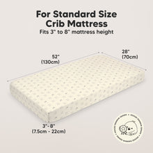 Load image into Gallery viewer, Soothe Fitted Crib Sheet (Bumble Bear)
