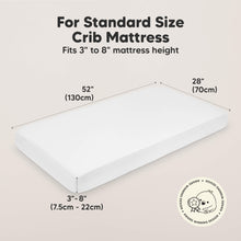 Load image into Gallery viewer, Soothe Fitted Crib Sheet (Rose)
