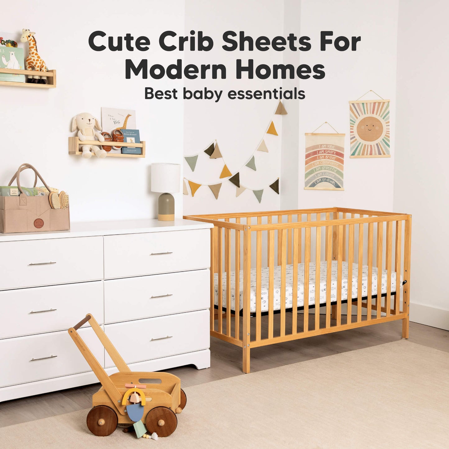 Cute Crib Sheets For Modern Homes, 
Best Baby Essentials  30017852637370
