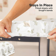 Load image into Gallery viewer, Stay In Place - Fitted sheets with SnugFit bands
