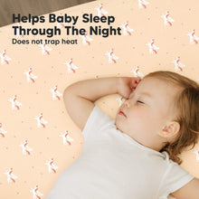 Load image into Gallery viewer, Soothe Fitted Mini Crib Sheet (Lune Mystic)
