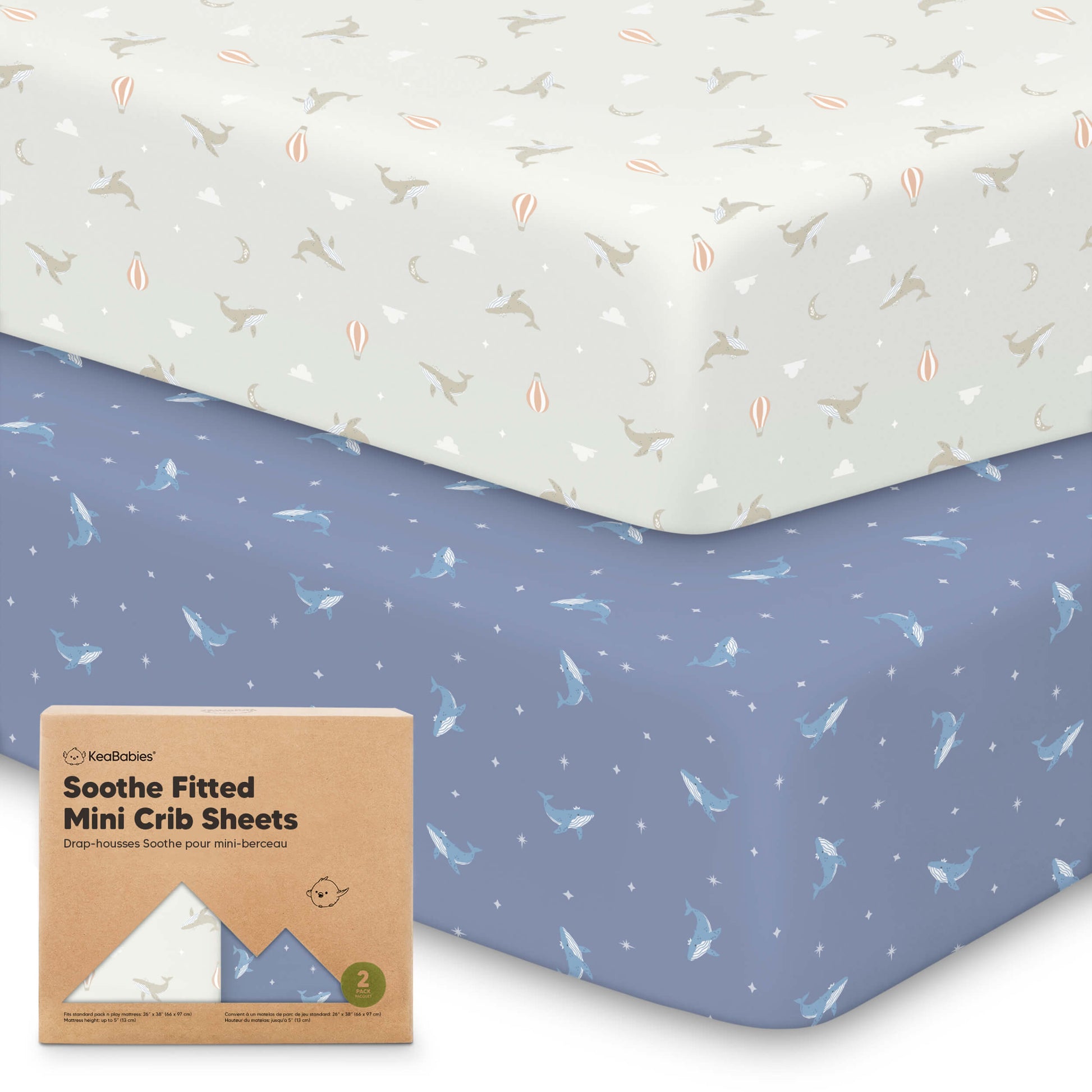 Soothe Fitted Mini Crib Sheet 28349447471290