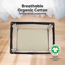 Load image into Gallery viewer, Soothe Fitted Mini Crib Sheet (Pine Grove)
