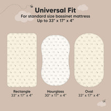 Load image into Gallery viewer, 2-Pack Soothe [Protect+] Waterproof Bassinet Sheets (Bumble Bear)
