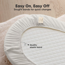 Load image into Gallery viewer, 2-Pack Soothe [Protect+] Waterproof Bassinet Sheets (Sage)
