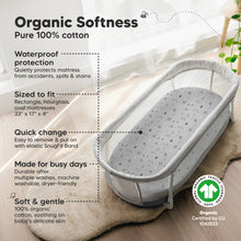 Load image into Gallery viewer, 2-Pack Soothe [Protect+] Waterproof Bassinet Sheets (Woodland)
