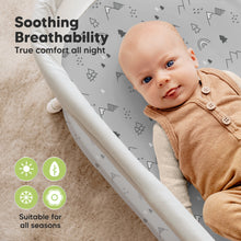 Load image into Gallery viewer, 2-Pack Soothe [Protect+] Waterproof Bassinet Sheets (Woodland)
