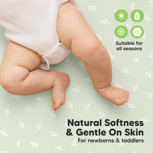 Load image into Gallery viewer, 2-Pack Soothe [Protect+] Waterproof Crib Sheets (Herb)

