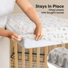 Load image into Gallery viewer, 2-Pack Soothe [Protect+] Waterproof Crib Sheets (Savannah)
