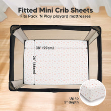 Load image into Gallery viewer, 2-Pack Soothe [Protect+] Waterproof Mini Crib Sheets (Butterflies)
