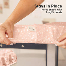 Load image into Gallery viewer, 2-Pack Soothe [Protect+] Waterproof Mini Crib Sheets (Butterflies)
