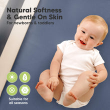 Load image into Gallery viewer, 2-Pack Soothe [Protect+] Waterproof Mini Crib Sheets (Maritime)
