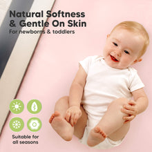 Load image into Gallery viewer, 2-Pack Isla [Protect+] Waterproof Mini Crib Sheets (Mist Rose)
