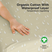 Load image into Gallery viewer, 2-Pack Soothe [Protect+] Waterproof Mini Crib Sheets (Pine Grove)
