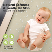 Load image into Gallery viewer, 2-Pack Soothe [Protect+] Waterproof Mini Crib Sheets (Pine Grove)
